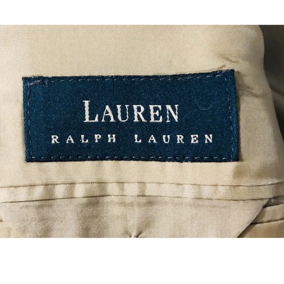 Lauren RALPH LAUREN Suit Blazer Sz 44T - 88% Wool - 12% Alpaca - Made in Canada - Picture 10 of 11